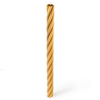 Свеча витая толстая (D40, 100% воск), 60см Патриаршие