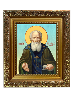 Образ святого Александра Свирского, преподобного, 09А3