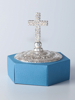 Крест на митру №8 / серебрение