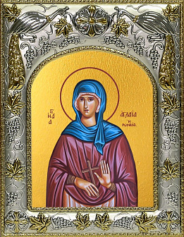 Икона Аглаида Римская Святая праведная