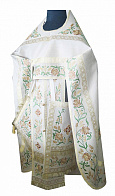Облачение иерейское №39 лен вышивка гладь пришивной галун