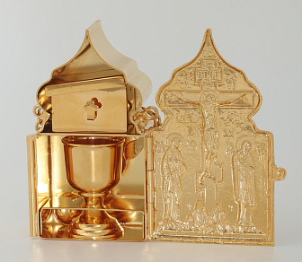 Дароносица №5 золочение