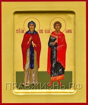 Икона ''Кир и Иоанн святые мученики''