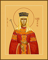 Икона Елена Сербская благоверная княгиня