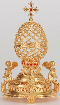 Яйцо пасхальное сувенирное литое золочение Яйцо пасхальное сувенирное литое золочение