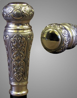 Посох №14 неразборный серебро чеканка (УИН)