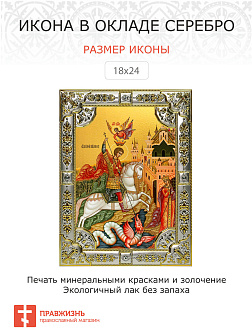 Икона Чудо Георгия о змие