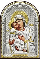 Богородица Владимирская икона богоматерь оклад с серебрением