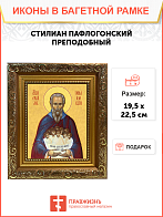 Образ святого Стилиана Пафлагонского, преподобного, 09С5 Образ святого Стилиана Пафлагонского, преподобного, 09С5