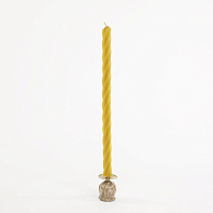 Свеча витая средняя (D18, 100% воск), 30см Свеча витая средняя (D18, 100% воск), 30см