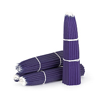 Свечи Конусные №30 (19см, 1,5ч, 50шт), ФИОЛЕТОВЫЕ