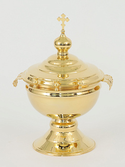 Чаша водосвятная большая золочение Чаша водосвятная большая золочение
