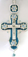Наперсный крест с эмалью