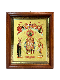 Икона сюжетная "София - Премудрость Божия" с золочением поталью, 07008-УЛ