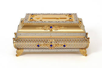 Ковчег для частиц святых мощей №5 камни