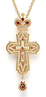 Крест наперсный №96 / золочение Крест наперсный №96 / золочение