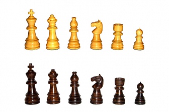 Игровой набор из березы, 43х43см (шахматы + шашки)
