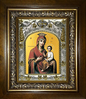 Икона Пресвятой Богородицы СКОРОПОСЛУШНИЦА (СЕРЕБРЯНАЯ РИЗА, КИОТ)