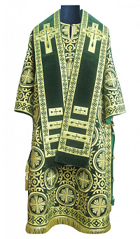 Облачение архиерейское №02 бархат вышивка а/м Облачение архиерейское №02 бархат вышивка а/м