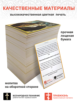 7034 Икона маленькая Богородица Избавительница Донецкая 7х10.