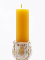 Свеча формовая пеньковая (10см, D35, 5ч), ВОСК