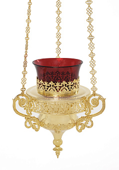 Лампада подвесная №46 золочение