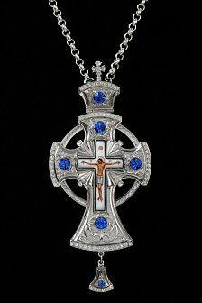 Крест наперсный № 48 /серебрение/