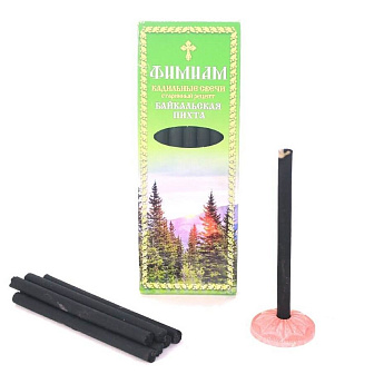 Кадильные свечи большие, 7шт (115мм), Байкальская Пихта