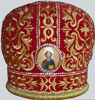 Митра №013 бархат а/м канитель фоторамки стр.дор. в футляре