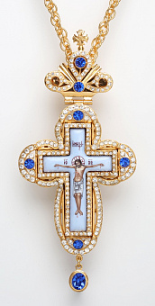 Крест наперсный №144 / золочение