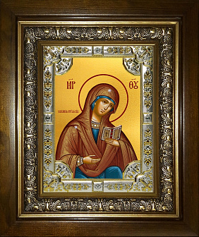 Икона освященная Калужская Божия Матерь в деревянном киоте