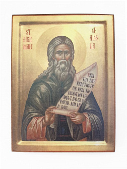 Икона под старину Герман Аляскинский