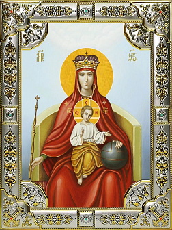 Икона освященная Пресвятой Богородицы Державная Икона освященная Пресвятой Богородицы Державная