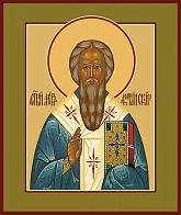 Преподобный Лев Катанский, епископ, икона