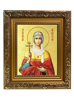 Икона "Елена", св. равноап. царица, с золочением поталью, 10Е6-УЛ