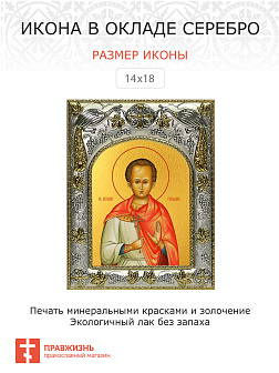 Икона святой мученик Виталий Римлянин