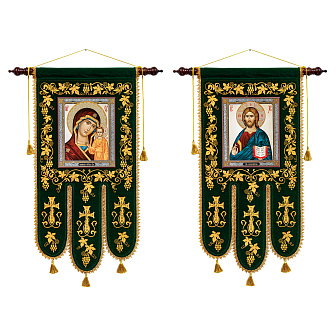 Хоругви малые бархат печать пара