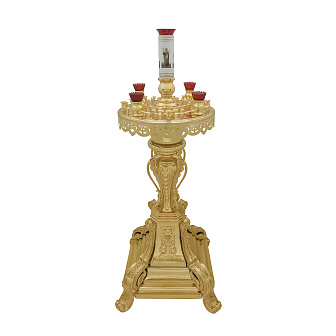 Подсвечник №41 на 56 свечей золочение