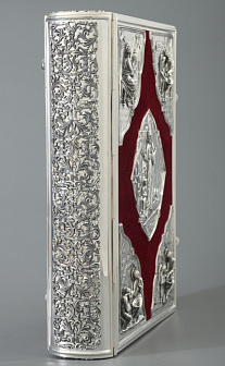 Евангелие гальванопластика, литье серебро (УИН) Евангелие гальванопластика, литье серебро (УИН)