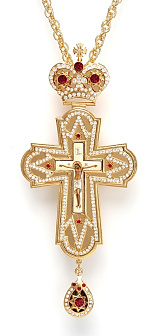 Крест наперсный №96 / золочение