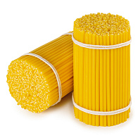 Свечи станочные ЖЕЛТЫЕ №100 (пачка 1кг)