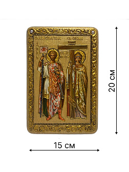 Икона ''Константин и Елена'' из дуба