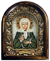 Икона Святая Блаженная Матрона, бисер