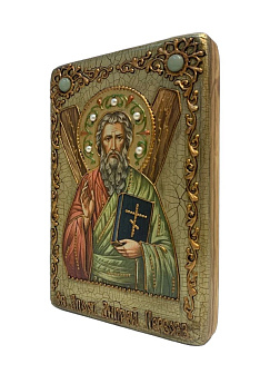 Икона из дуба ''Андрей Первозванный''
