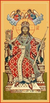 Икона ''Великий Архиерей'' на престоле