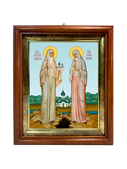 Образ святых Елисаветы Феодоровны и Варвары Алапаевской (Яковлевой), преподобномучениц, 10ВЕ2 Образ святых Елисаветы Феодоровны и Варвары Алапаевской (Яковлевой), преподобномучениц, 10ВЕ2