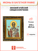 Образ святого Зиновия, священномученика и епископа Эгейского, 09З1