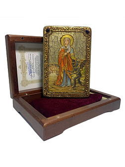 Икона ''Марина мученица'' ручной работы