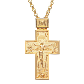 Крест наперсный №46 / золочение