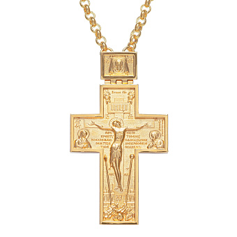 Крест наперсный №46 / золочение